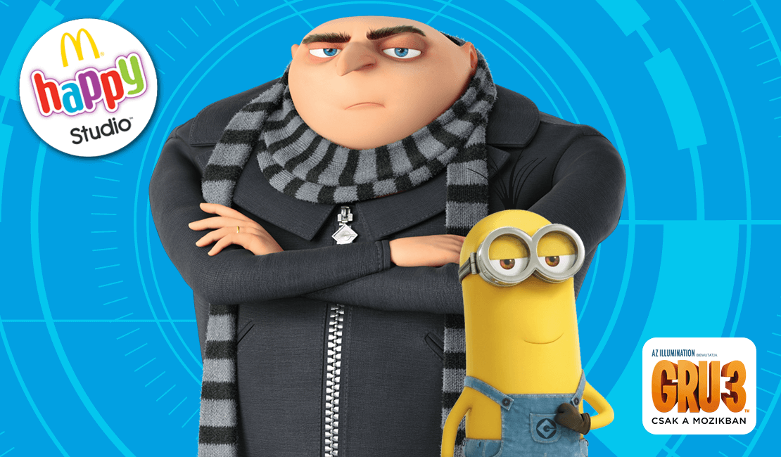 GRU3 HŐSÖK A HAPPY STUDIO®-BAN!