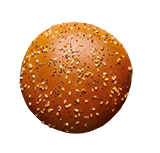 Mákos-szezámos hamburger zsemle