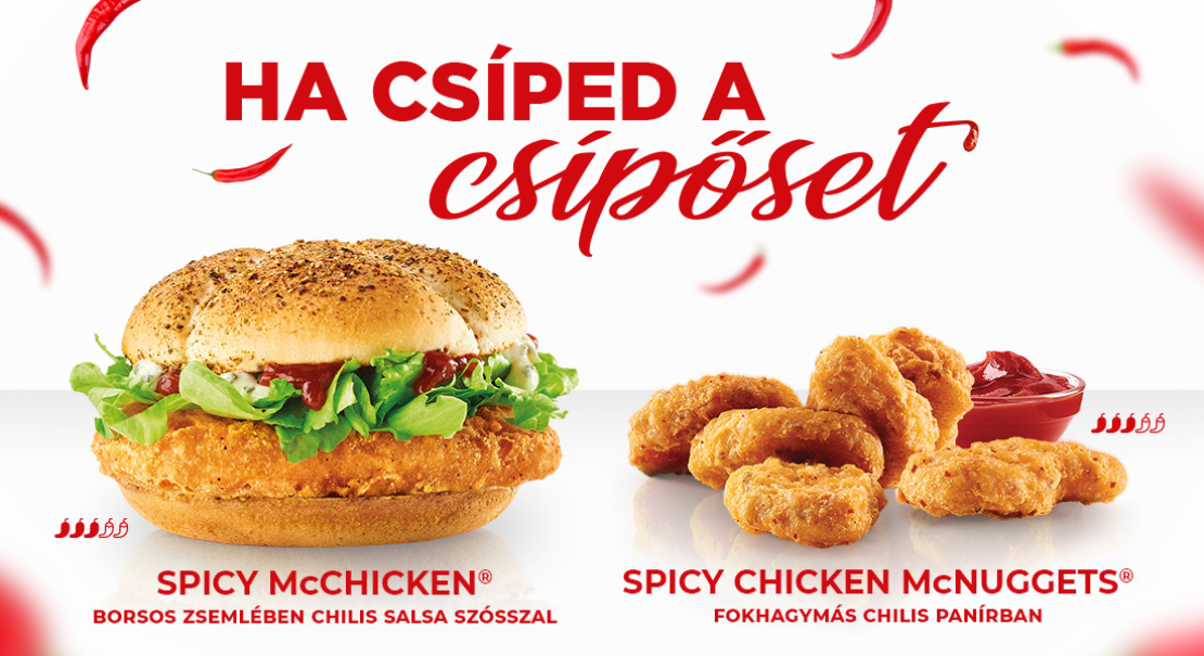 Új Spicy McChicken® és Chicken McNuggets®!