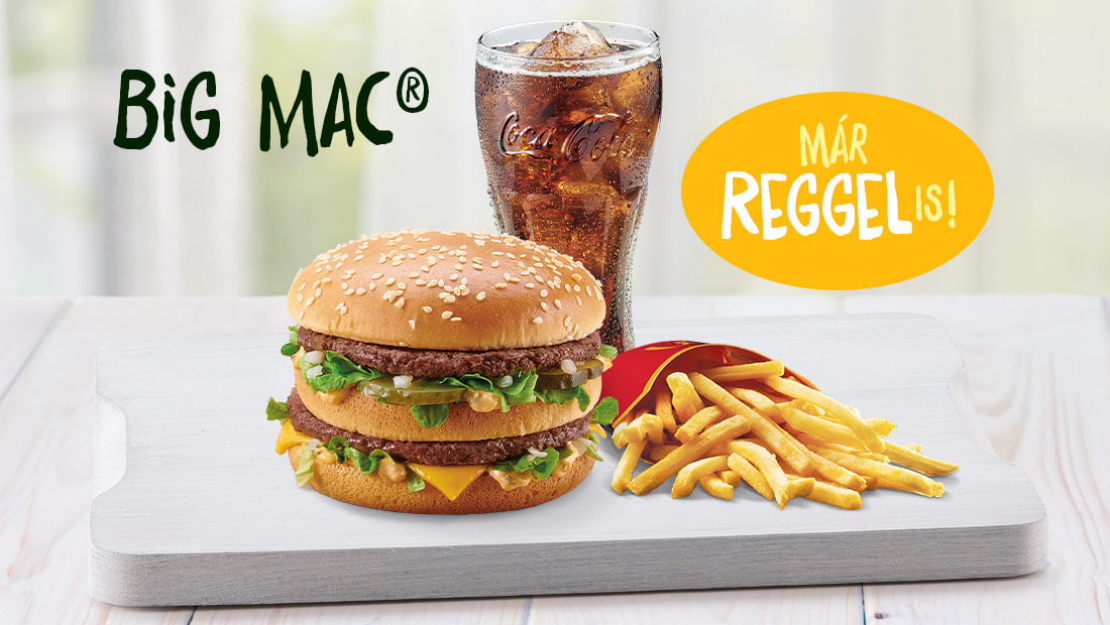 Big Mac® már a reggeli kínálatban is!