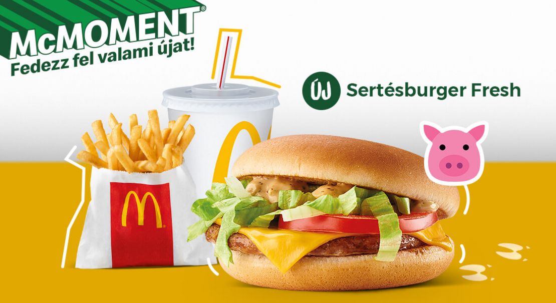 Új Sertésburger Fresh a McMoment® családban!