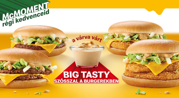McMoment® szendvicsek Big Tasty szósszal!