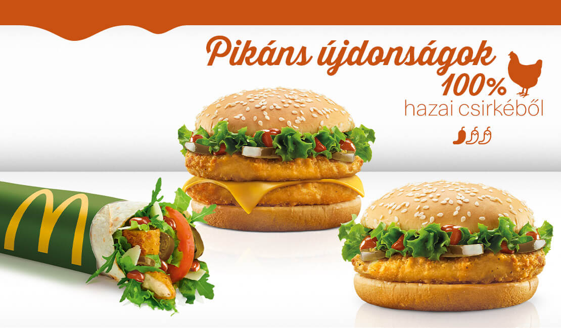 Pikáns újdonságok 100% hazai csirkéből!