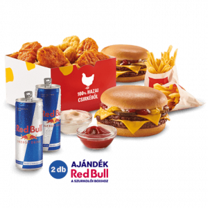 Szurkolói box ajándék Red Bullal
