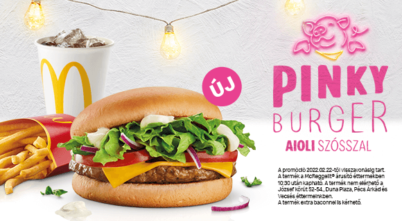 Pinky: egy igazán vagány sertésburger