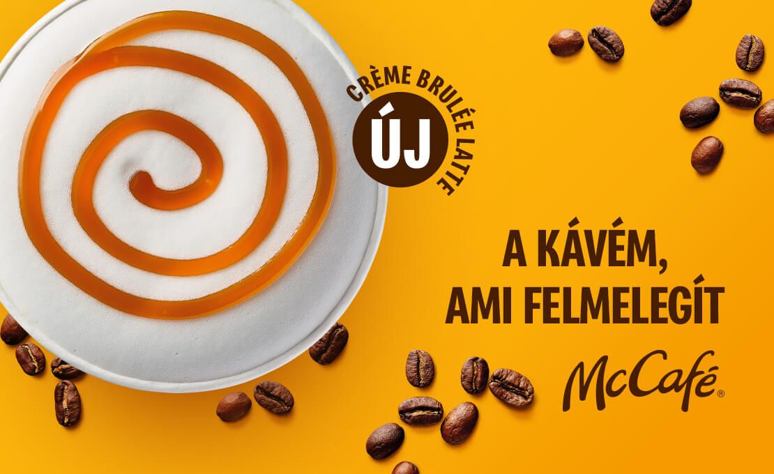 Melegedj fel a Crème Brûlée Lattéval!
